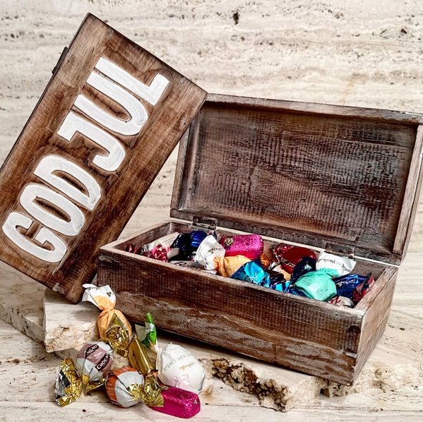 Håndlavede Bali træskrin