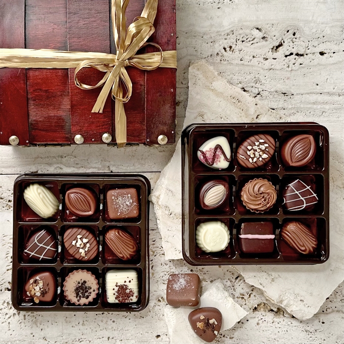 Kundegaver. Belgisk gourmet chokolade